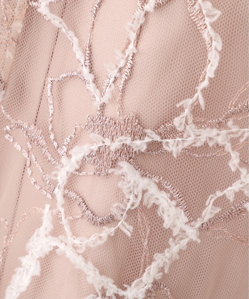 JILL by JILL STUART(ジルバイジルスチュアート)の「◇フェザーレース2ピースワンピース(ワンピース・レディース・グレー/ピンク・SMALL/MEDIUM)」の6枚目の写真