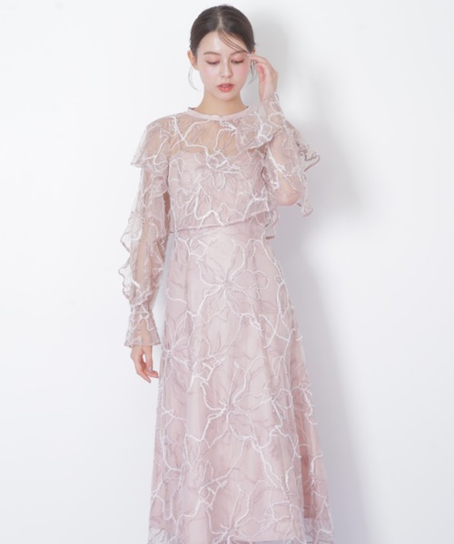 JILL by JILL STUART(ジルバイジルスチュアート)の「◇フェザーレース2ピースワンピース(ワンピース・レディース・グレー/ピンク・SMALL/MEDIUM)」の18枚目の写真