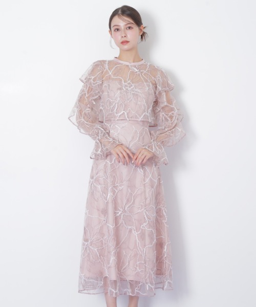 JILL by JILL STUART(ジルバイジルスチュアート)の「◇フェザーレース2ピースワンピース(ワンピース・レディース・グレー/ピンク・SMALL/MEDIUM)」の21枚目の写真