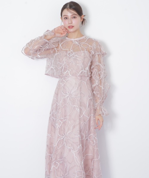 JILL by JILL STUART(ジルバイジルスチュアート)の「◇フェザーレース2ピースワンピース(ワンピース・レディース・グレー/ピンク・SMALL/MEDIUM)」の19枚目の写真