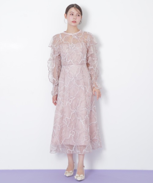 JILL by JILL STUART(ジルバイジルスチュアート)の「◇フェザーレース2ピースワンピース(ワンピース・レディース・グレー/ピンク・SMALL/MEDIUM)」の22枚目の写真