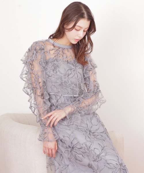 JILL by JILL STUART フェザーレース2ピースワンピース ◇フェザーレース2ピースワンピース（ワンピース）｜JILL by JILL