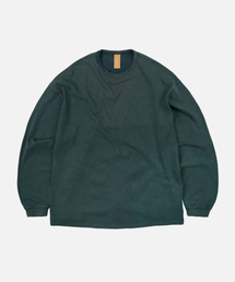 OG VINTAGE DYEING L/S TEE _ DARK GREEN