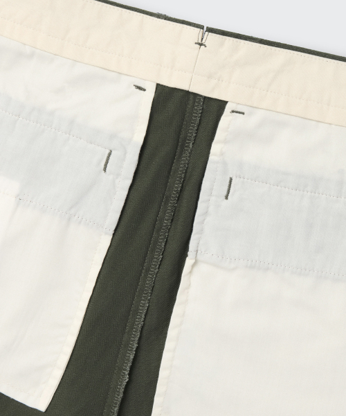 MUSINSA STANDARD（ムシンサスタンダード）の「コットンヘリンボーンテーパードパンツ[カーキ]（その他パンツ・メンズ・その他・29/30/31/33/26/27/28/40/38/42/36/34/32）」の6枚目の写真