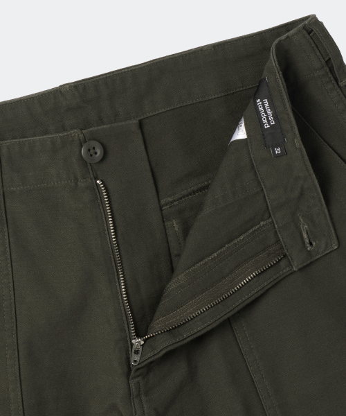 MUSINSA STANDARD（ムシンサスタンダード）の「ワイドレプリカファティーグパンツ[ディープカーキ]（その他パンツ・メンズ・その他・26/27/28/29/38/40/42/30/31/32/33/34/36）」の3枚目の写真