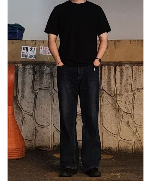 TOFFEE(トフィー)の「モアワイドデニムパンツ (RAW INDIGO)(デニムパンツ・メンズ・その他・SMALL/MEDIUM/LARGE/X-LARGE)」の13枚目の写真