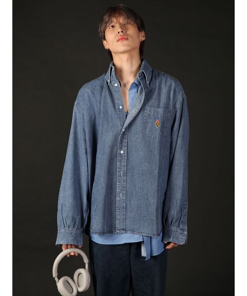 TOFFEE(トフィー)の「モアワイドデニムパンツ (RAW INDIGO)(デニムパンツ・メンズ・その他・SMALL/MEDIUM/LARGE/X-LARGE)」の16枚目の写真