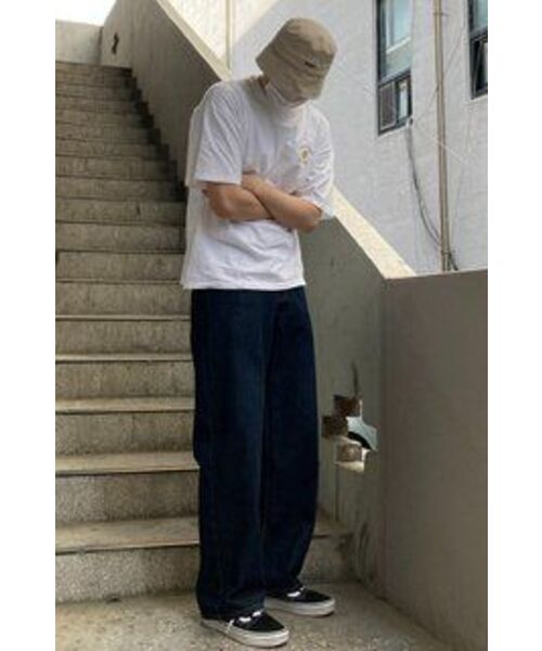 TOFFEE(トフィー)の「モアワイドデニムパンツ (RAW INDIGO)(デニムパンツ・メンズ・その他・SMALL/MEDIUM/LARGE/X-LARGE)」の21枚目の写真