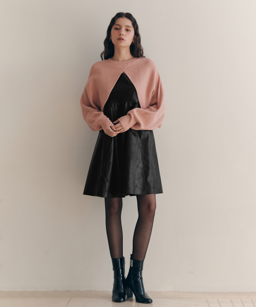 ZEROSTREET（ゼロストリート）の「ルナレザー ワンピース / ブラック（ワンピース・レディース・ブラック・SMALL/MEDIUM）」の3枚目の写真
