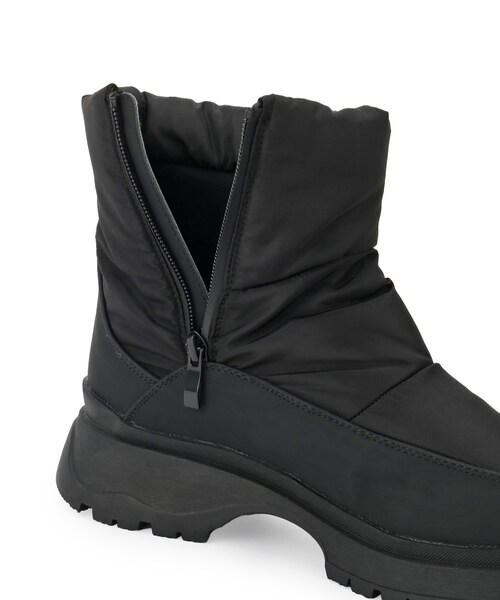 SHOO・LA・RUE(シューラルー)の「あったかキルティングブーツ(ブーツ・レディース・グレー/ブラック・35/45)」の10枚目の写真