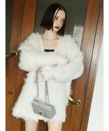 EVRIS | ビジューシャギーニットカーディガン(カーディガン/ボレロ)