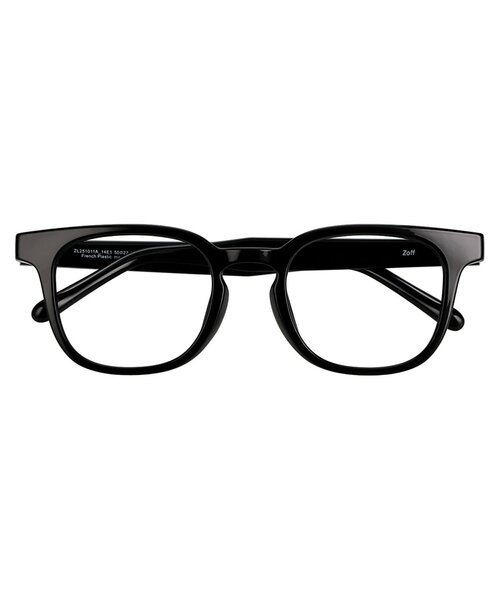 Zoff(ゾフ)の「ウェリントン型 メガネ|軽量 眼鏡 伊達めがね 度付き(レンズ交換券付) 度あり ユニセックス|Zoff|CLASSIC(メガネ・メンズ・ブラック/レッド/ブラウン系9/グレー・FREE)」の17枚目の写真