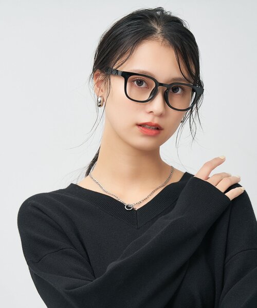 Zoff(ゾフ)の「ウェリントン型 メガネ|軽量 眼鏡 伊達めがね 度付き(レンズ交換券付) 度あり ユニセックス|Zoff|CLASSIC(メガネ・メンズ・ブラック/レッド/ブラウン系9/グレー・FREE)」の14枚目の写真