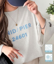 Java（ジャバ）の「【接触冷感・吸水速乾機能付き】《JaVaジャバコラボ》シンプルな大人の上品カジュアルを楽しむ!機能性シンプル英字BIGTEE（Tシャツ/カットソー）」