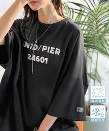 Java（ジャバ）の「【接触冷感・吸水速乾機能付き】《JaVaジャバコラボ》シンプルな大人の上品カジュアルを楽しむ!機能性シンプル英字BIGTEE（Tシャツ/カットソー）」