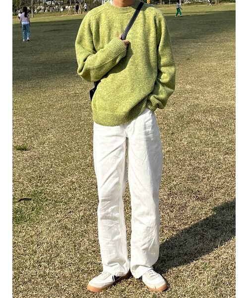 GLW(ジーエルダブリュ)の「オーバーフィットソフトレグランセーターニットナチュラルグリーン(ニット/セーター・レディース・その他・LARGE/SMALL/X-SMALL/MEDIUM)」の16枚目の写真