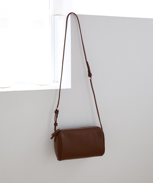 フェイクレザーミニショルダーバッグ（ショルダーバッグ）｜evernavy