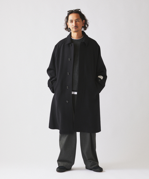 JOURNAL STANDARD relume(ジャーナルスタンダード レリューム)の「ヒールカット ルーズ ストライプ スラックス(スラックス・メンズ・グレー・LARGE/MEDIUM/SMALL)」の2枚目の写真