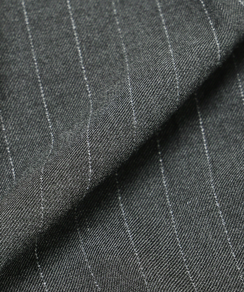 JOURNAL STANDARD relume(ジャーナルスタンダード レリューム)の「ヒールカット ルーズ ストライプ スラックス(スラックス・メンズ・グレー・LARGE/MEDIUM/SMALL)」の17枚目の写真