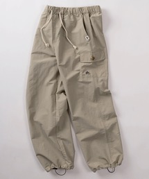 LOGOS（ロゴス）の「【71】【LOGOS PARK/ロゴス パーク】ワンポイントロゴ ナイロンワッシャー カーゴパンツ 裾ドローコード レディース（カーゴパンツ）」