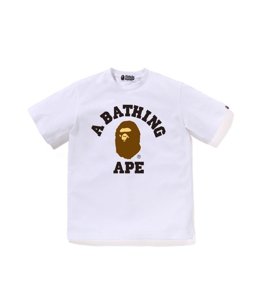 A BATHING APE（アベイシングエイプ）の「COLLEGE TEE（Tシャツ/カットソー・キッズ・ブラック/ネイビー/ベージュ/ホワイト・150/160）」の3枚目の写真