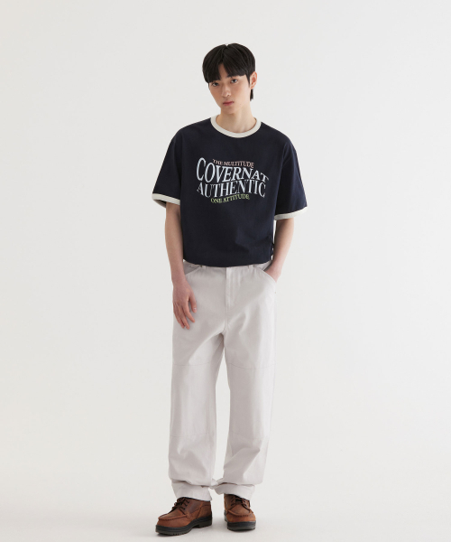 COVERNAT(カバーナット)の「タイポグラフィックリンガーTシャツダークネイビー(Tシャツ/カットソー・レディース・その他・SMALL/MEDIUM/LARGE/X-LARGE)」の13枚目の写真