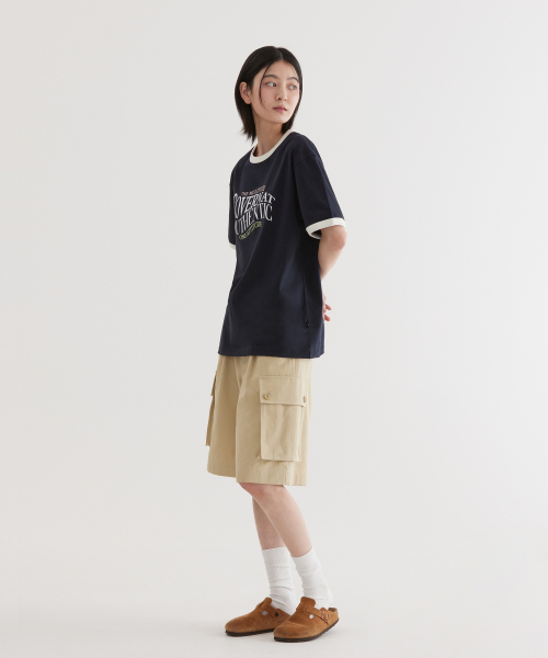 COVERNAT(カバーナット)の「タイポグラフィックリンガーTシャツダークネイビー(Tシャツ/カットソー・レディース・その他・SMALL/MEDIUM/LARGE/X-LARGE)」の5枚目の写真