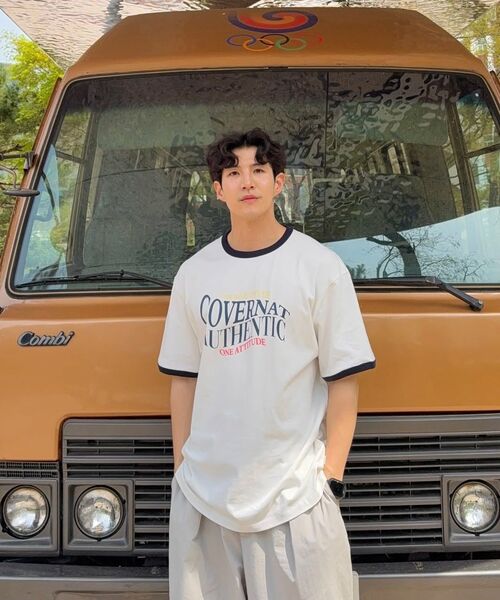 COVERNAT(カバーナット)の「タイポグラフィックリンガーTシャツダークネイビー(Tシャツ/カットソー・レディース・その他・SMALL/MEDIUM/LARGE/X-LARGE)」の10枚目の写真
