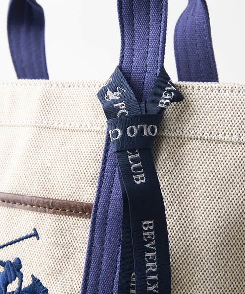 BEVERLY HILLS POLO CLUB(ビバリーヒルズポロクラブ)の「【BEVERLY HILLS POLO CLUB/ビバリーヒルズポロクラブ】【表情豊かなエルガリー素材】ミニトートバッグ 2WAYショルダー ニュアンスカラー(トートバッグ・レディース・ブラック/ピンク/ブラウン/ネイビー・FREE)」の8枚目の写真