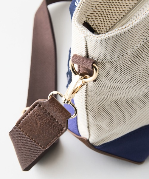 BEVERLY HILLS POLO CLUB(ビバリーヒルズポロクラブ)の「【BEVERLY HILLS POLO CLUB/ビバリーヒルズポロクラブ】【表情豊かなエルガリー素材】ミニトートバッグ 2WAYショルダー ニュアンスカラー(トートバッグ・レディース・ブラック/ピンク/ブラウン/ネイビー・FREE)」の11枚目の写真