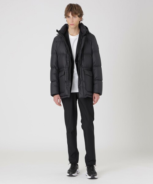 セール】【BLACK lab.】ライトウェイトミドルレングスリップダウン