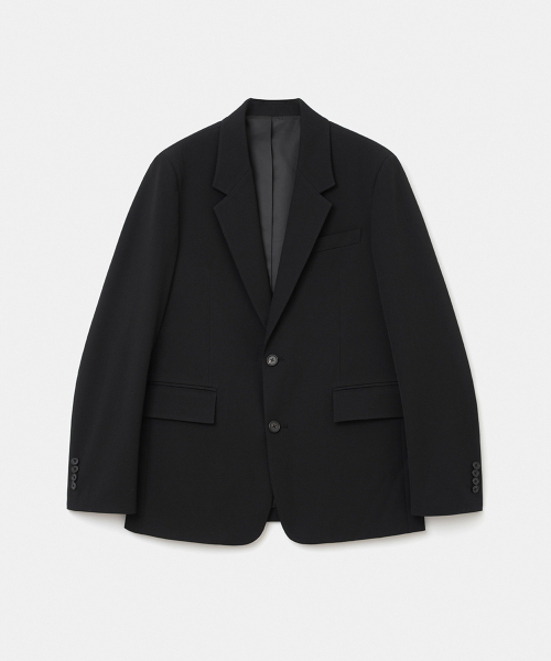 UNIFORM BRIDGE(ユニフォームブリッジ)の「tailored jacket relaxed fit black(テーラードジャケット・メンズ・その他・SMALL/MEDIUM/LARGE/X-LARGE)」の1枚目の写真