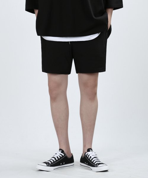 VERYVAIN(ベリベーン)の「POLSPAN SHORT PANTS (BLACK)(その他パンツ・メンズ・その他・LARGE/MEDIUM)」の1枚目の写真
