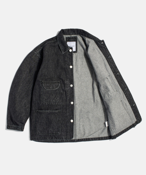ESPIONAGE(エスピオナジ)の「50s American Denim Coverall Washed Black(デニムジャケット・レディース・その他・MEDIUM/LARGE/X-LARGE)」の2枚目の写真