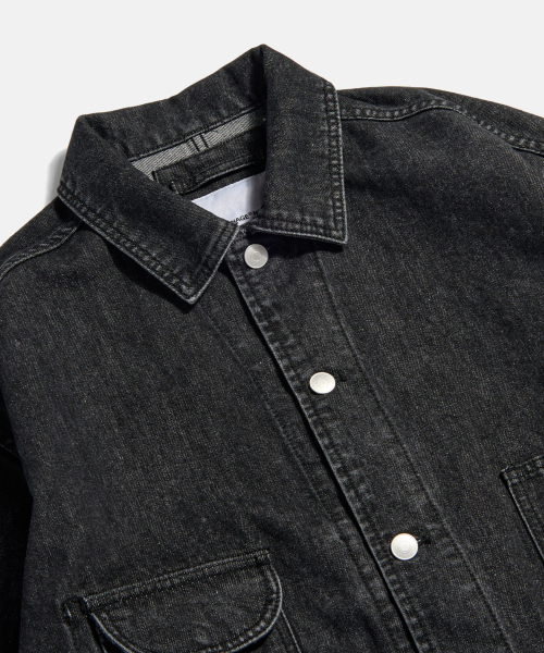 ESPIONAGE(エスピオナジ)の「50s American Denim Coverall Washed Black(デニムジャケット・レディース・その他・MEDIUM/LARGE/X-LARGE)」の5枚目の写真