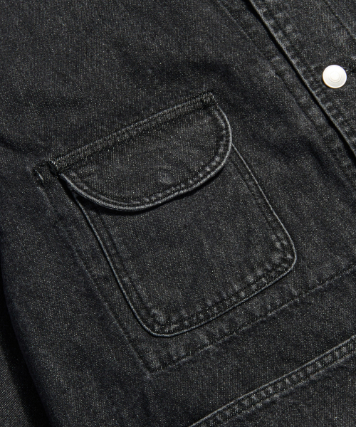 ESPIONAGE(エスピオナジ)の「50s American Denim Coverall Washed Black(デニムジャケット・レディース・その他・MEDIUM/LARGE/X-LARGE)」の8枚目の写真