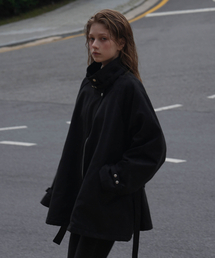 Fur Lined Suede Jacket [Black]