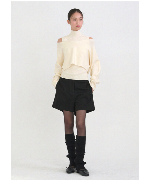 MICANE(ミケーネ)の「ミコショートパンツ(その他パンツ・レディース・チャコール/ブラック・X-SMALL/XX-LARGE/X-LARGE/LARGE/MEDIUM/SMALL)」の4枚目の写真