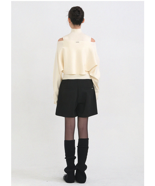 MICANE(ミケーネ)の「ミコショートパンツ(その他パンツ・レディース・チャコール/ブラック・X-SMALL/XX-LARGE/X-LARGE/LARGE/MEDIUM/SMALL)」の11枚目の写真