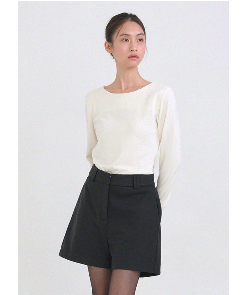 MICANE(ミケーネ)の「ミコショートパンツ(その他パンツ・レディース・チャコール/ブラック・X-SMALL/XX-LARGE/X-LARGE/LARGE/MEDIUM/SMALL)」の13枚目の写真