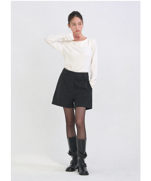 MICANE(ミケーネ)の「ミコショートパンツ(その他パンツ・レディース・チャコール/ブラック・X-SMALL/XX-LARGE/X-LARGE/LARGE/MEDIUM/SMALL)」の14枚目の写真