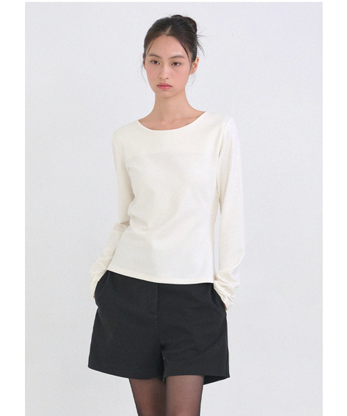 MICANE(ミケーネ)の「ミコショートパンツ(その他パンツ・レディース・チャコール/ブラック・X-SMALL/XX-LARGE/X-LARGE/LARGE/MEDIUM/SMALL)」の15枚目の写真