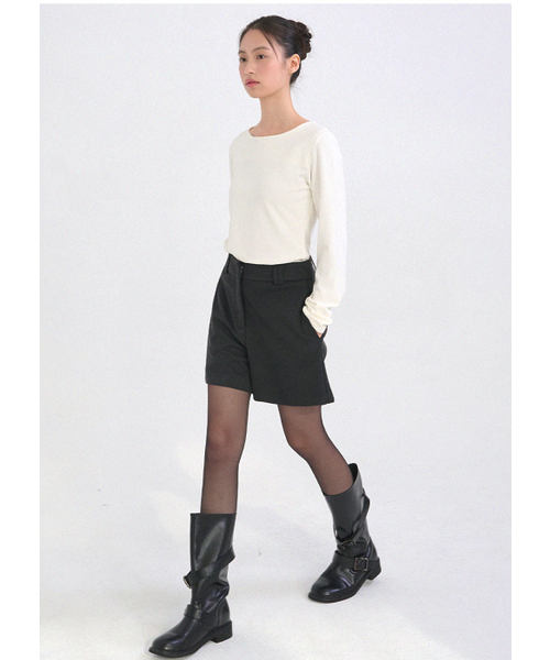 MICANE(ミケーネ)の「ミコショートパンツ(その他パンツ・レディース・チャコール/ブラック・X-SMALL/XX-LARGE/X-LARGE/LARGE/MEDIUM/SMALL)」の16枚目の写真