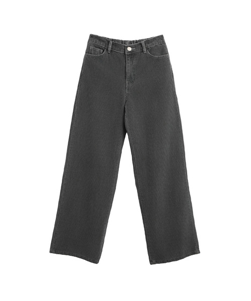 SLOWLOLLI(スローローリ)の「Soft corduroy pants_3 Colors(その他パンツ・レディース・アイボリー/チャコール/Beige・3(L)/2(M)/1(S))」の2枚目の写真
