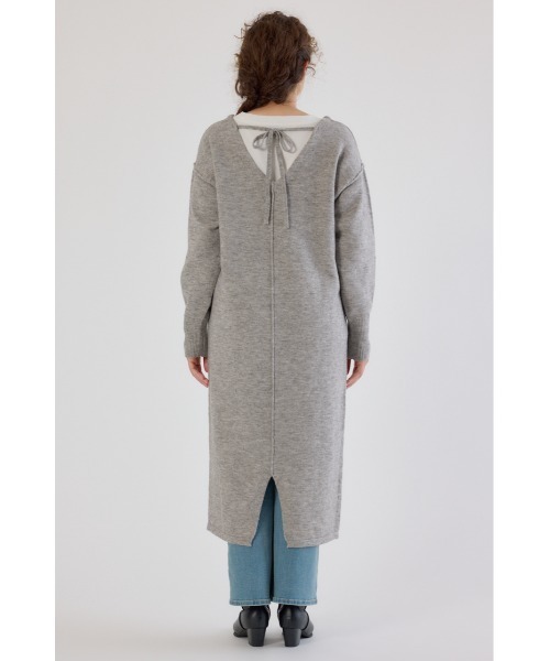 RODEO CROWNS WIDE BOWL（ロデオクラウンズワイドボウル）の「2WAYニットロングワンピース（ワンピース・レディース・ブラック/アイボリー/杢グレー・FREE）」の19枚目の写真