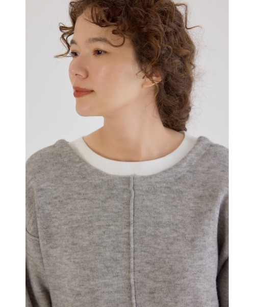 RODEO CROWNS WIDE BOWL（ロデオクラウンズワイドボウル）の「2WAYニットロングワンピース（ワンピース・レディース・ブラック/アイボリー/杢グレー・FREE）」の20枚目の写真