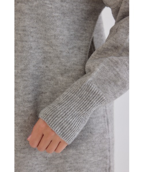 RODEO CROWNS WIDE BOWL（ロデオクラウンズワイドボウル）の「2WAYニットロングワンピース（ワンピース・レディース・ブラック/アイボリー/杢グレー・FREE）」の22枚目の写真