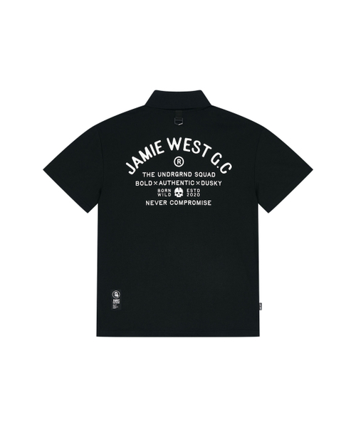 JAMIE WEST（ジェイミーウエスト）の「クラブプリントポケットカラティシャツ（ブラック）（ポロシャツ・レディース・その他・MEDIUM/LARGE/X-LARGE）」の5枚目の写真