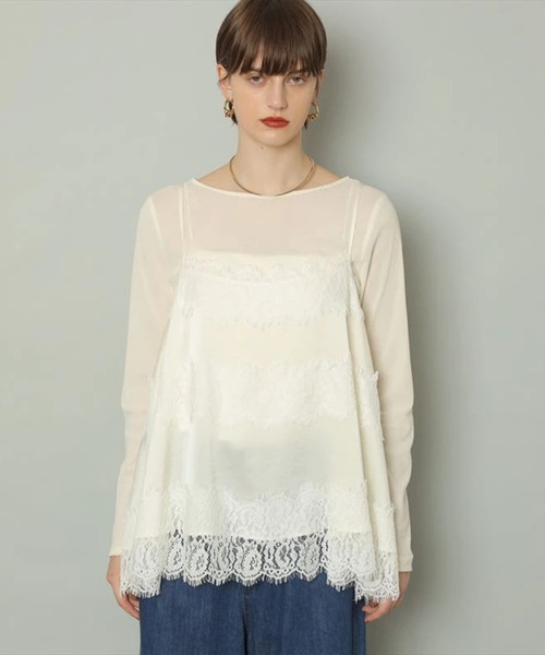 Lace camisole（キャミソール）｜CADUNE（カデュネ）のファッション