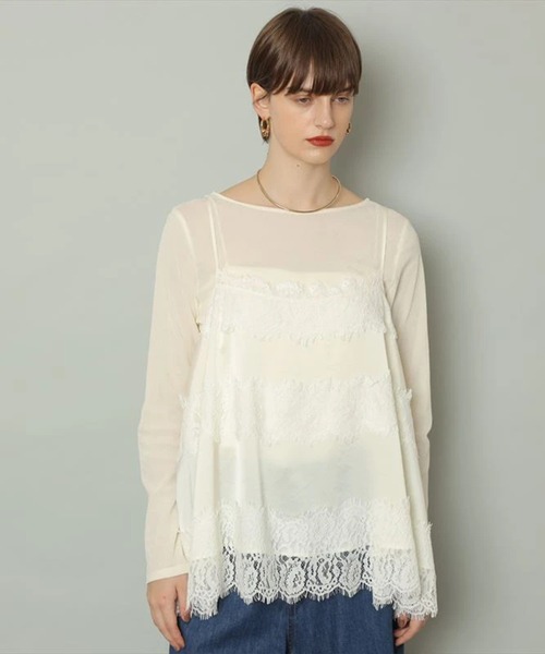 Lace camisole（キャミソール）｜CADUNE（カデュネ）のファッション